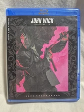 John Wick: Chapters 1-4 Collection Blu-ray/DVD 8 DiscSet W/4 Art Cards PRE-OWNED