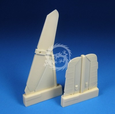 Bf 109G-6 Horizontal Tailplanes Separate Elevators Tamiya BarracudaCast BR48368