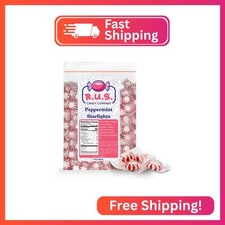 R.U.S. Candy Company Peppermint Starlite Candy - 1 Pound Bag - Refreshing Mint H