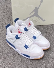 SB X  Jordan 4 Mid Retro 'Navy' Men's Mid Top Retro Basketball Shoes