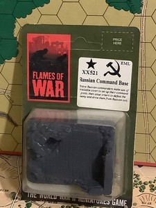 Russian Command Base Flames of War XX521 HQ Objective Staff WWII Soviet WWIII