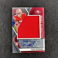 2024 Panini Phoenix Rookie Silhouettes Isaac Guerendo #’d/299 RPA RC Auto 49ers