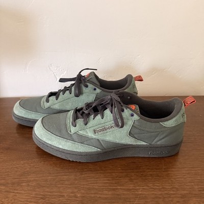 Reebok Club C Men's Escape Green/Grey 6/Pump Orange Size 13