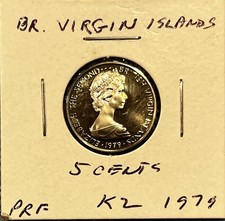 British Virgin Islands - 5 Cents 1979 Proof