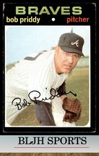 1971 Topps #147 Bob Priddy Atlanta Braves