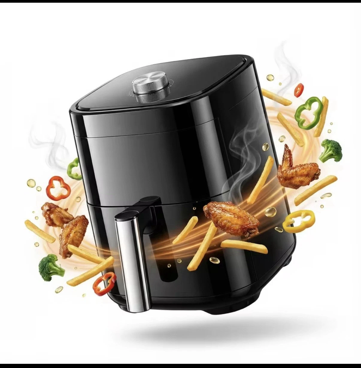 4L Air Fryer with Top Viewing Window, 1200W Compact Air Fryer,
Opens in a new window or tab