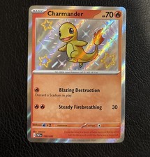 Pokémon Charmander TCG 109/091 Baby Shiny Rare Paldean Fates