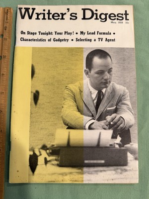 May 1959 Writer's Digest - Playwriting, Selecting TV Agent, Lead Formula, Stage