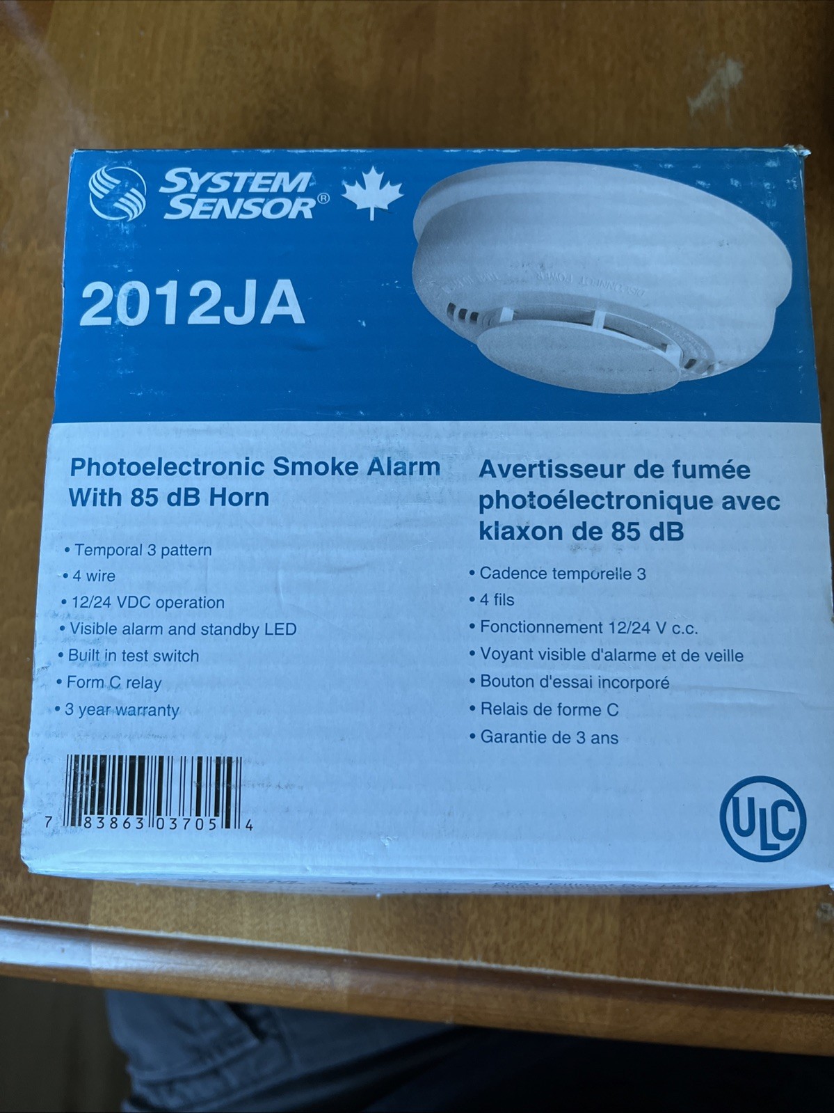 System Sensor Smoke Detector