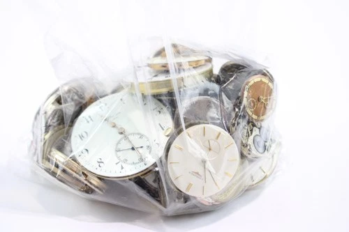 Assorted Watch Movements For Parts & Restoration Longines Certina Job Lot