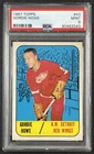 GORDIE HOWE PSA 9 1967-68 TOPPS #43 POP 14, 1 HIGHER RED WINGS MR. HOCKEY MINT