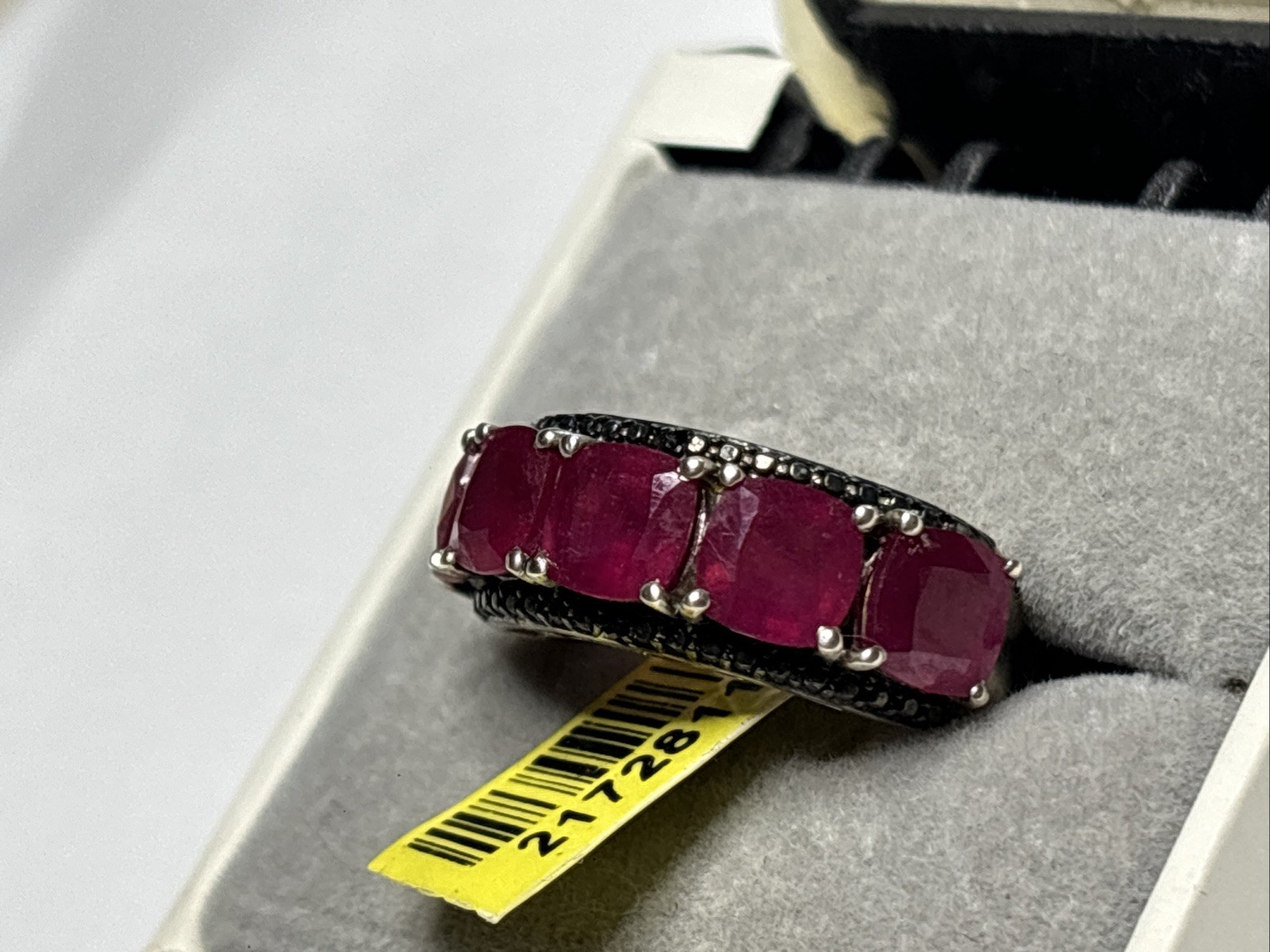 Chuck Clemency Signed STS Ruby Gemstone Sterling … - image 3