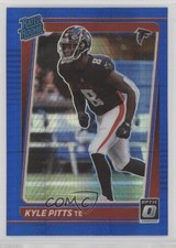 2021 Panini Donruss Optic Rated Rookie Blue Hyper Prizm Kyle Pitts #211 0vj6