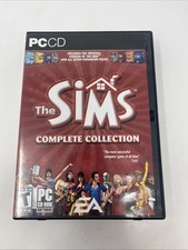 The Sims: Complete Collection 2005 PC 4-Disc CD-Rom w/ Manual