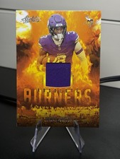 2025 Panini Absolute Football Jordan Addison Absolute Burners Patch ABU-JAD