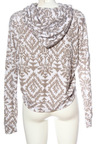 ABERCROMBIE & FITCH Felpa Donna Taglia IT 38 marrone-bianco stile casual - Foto 2 di 5
