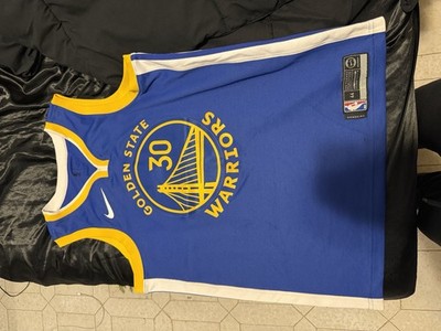 Nike Stephen Curry Golden State Warriors #30 Blue Basketball Jersey NBA Size 44