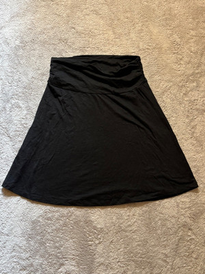 Toad&Co Organic Cotton Black Chaka Skirt | Women's Small