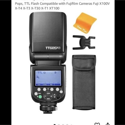 Godox TT685IIF TTL HSS Wireless Camera Flash for Fujifilm X100V X-T4 X-T3 X-T30