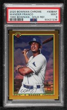 2020 Bowman 1990 Gold Refractor 10/50 Wander Franco #90B-WF PSA 9 MINT 9b3