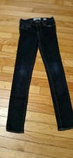 Abercrombie Kids Girls Jeans Dark Wash Size 12 Slim Stretch Denim