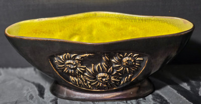 Vintage Red Wing Pottery - Belle Kogan Tropicana Line Desert Flower Planter