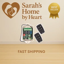 12V - 24V Secure Wireless RF Remote Control Relay Switch Universal 2-Channel ...