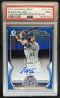 2023 Bowman Draft Nolan McLean Chrome Auto Blue Refractor 1st #/150 Mets PSA 9