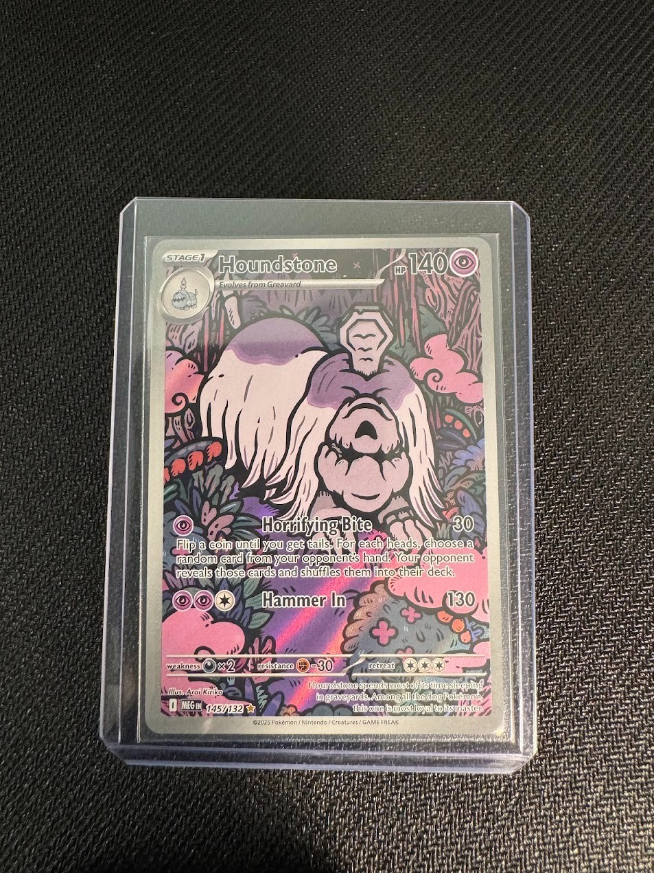 Houndstone 145/132 Me01: Mega Evolution NM