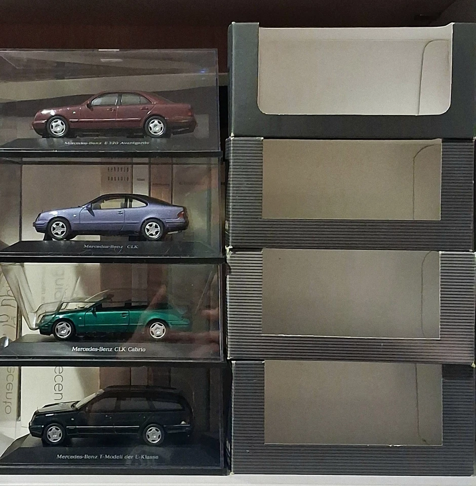 Herpa 1/43 Lotto MB Mercedes in box promozione Concessionario no Dinky Minichamp - Immagine 4 di 4