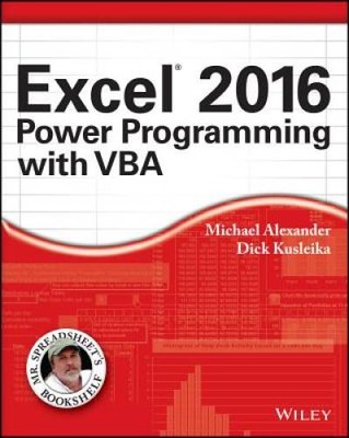 Excel 2016 Power Programming with VBA (Mr. Spreadsheet's Bookshelf) - VERY GOOD