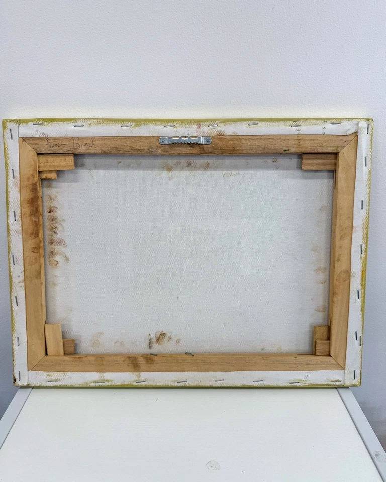 Janet Hill Studio “French Bread” Signed Painting 12” x 16” Country Kitchen - Image 2 of 4