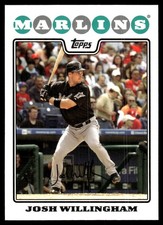 Josh Willingham 2008 Topps #89 Marlins MLB READ FREE SHIPPING AutographDen