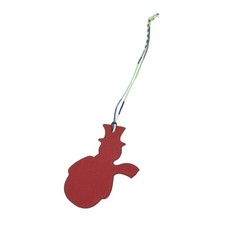 HERMES Petit H Bag Charm Snowman Veau Epsom/Togo Bordeaux / blue unisex Bag ...