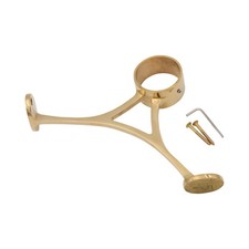 Cast Solid Brass Bar Wall and Foot Rail 2 inches Bracket