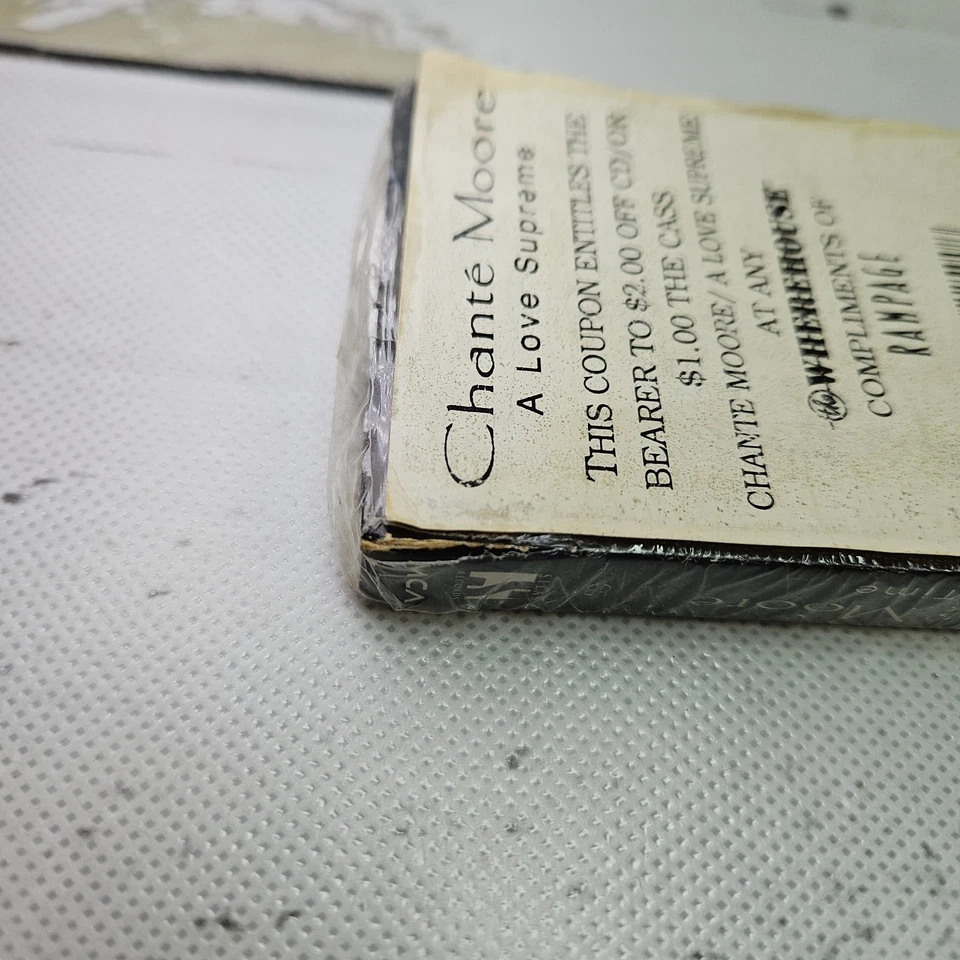 Chante Moore This Time Single 1995 Cassette Tape MCA Records 2 Songs Vintage New - Image 3 of 4