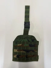 NEW AITES Multipurpose Drop Leg Panel w/ Adapters M81 Woodland VERY RARE