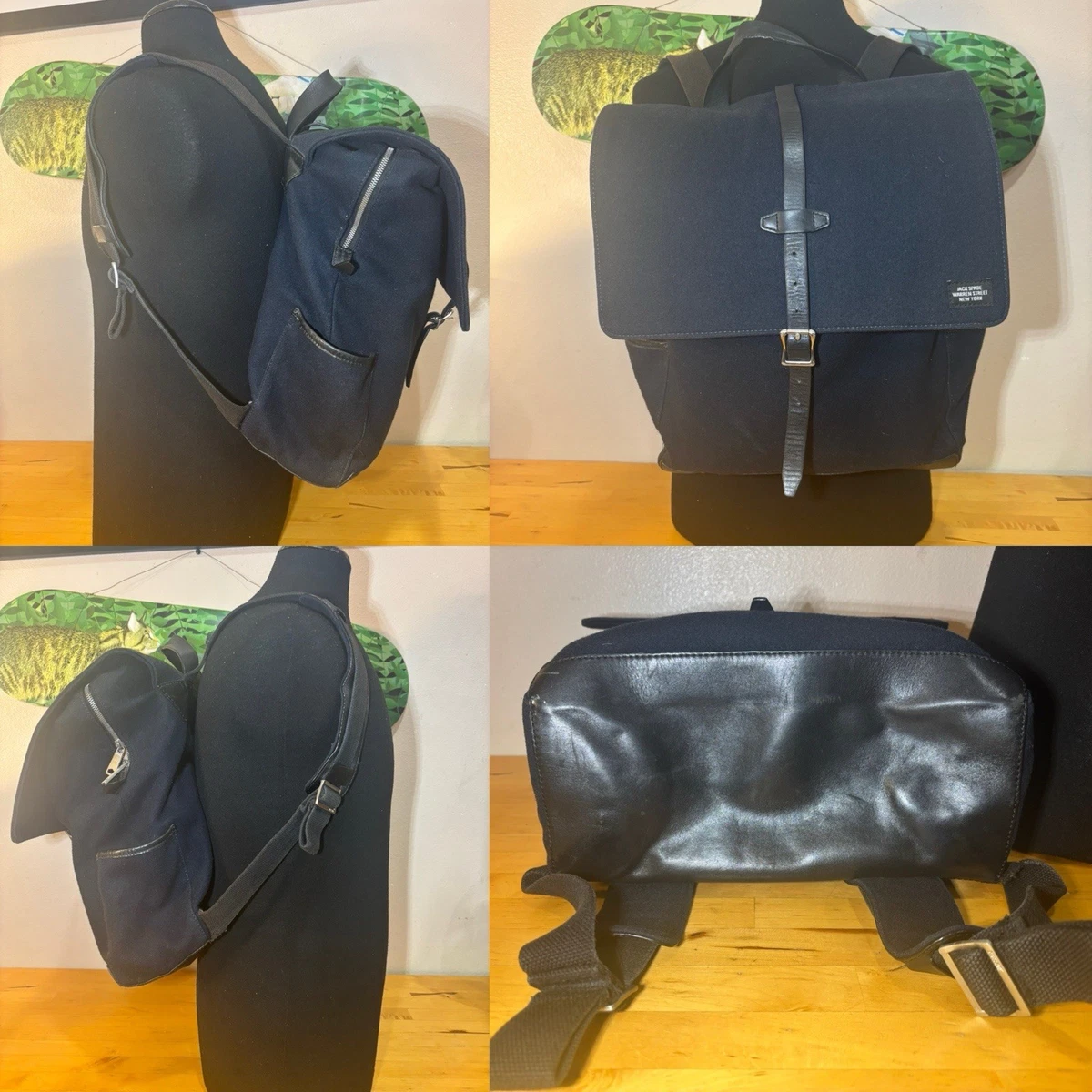 JACK SPADE Blue Leather Bags for Men for sale | eBay