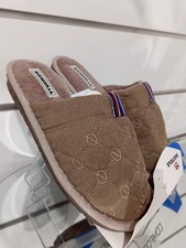 DUE MELE - Pantofole/Ciabatte Uomo Inverno Tessuto Felpato Morbido Con Suola In