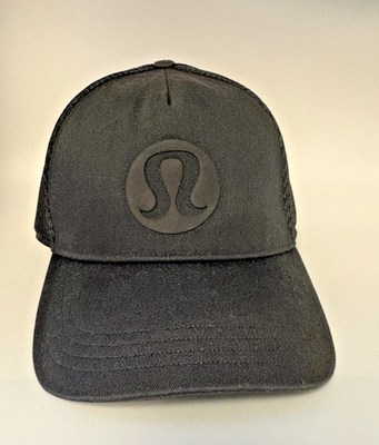Lululemon VAN CAN 98 Black Trucker Hat Black L/XL NWT Adjustable Mesh Unisex Lululemon Commission Hat - Black (Second Release) - lulu  main image 3