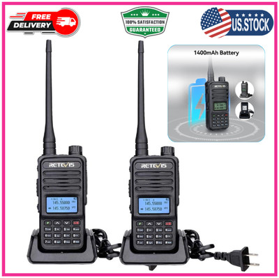 RT85 Walkie Talkies Long Range, Dual Band 200 Channels High Power 2 Way