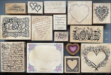 WEDDING LOVE  VALENTINE RUBBER STAMPS    MANY Rare Vintage PSX  More YOU PICK