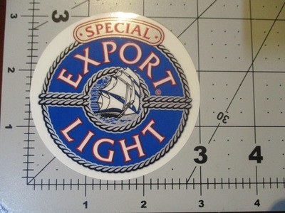 SPECIAL EXPORT LIGHT Pabst pbr Circle STICKER craft beer brewery brewing T