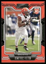 2021 Panini Playbook #194 Demetric Felton Cleveland Browns Rookie