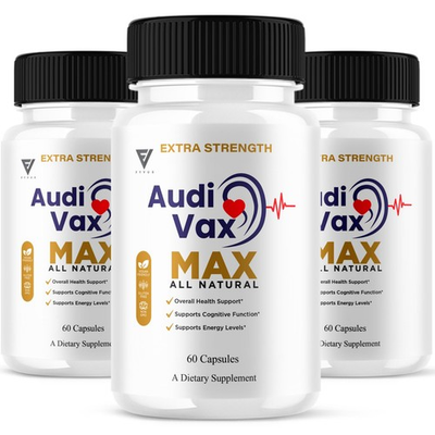 #ad 3 Pack Audi Vax Ear Health Pills AudiVax Overall Support 180 Capsules $39.95