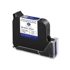 Original Black Ink Cartridge 1inch, 72ml Quick Dry Solvent Ink Replacement fo...