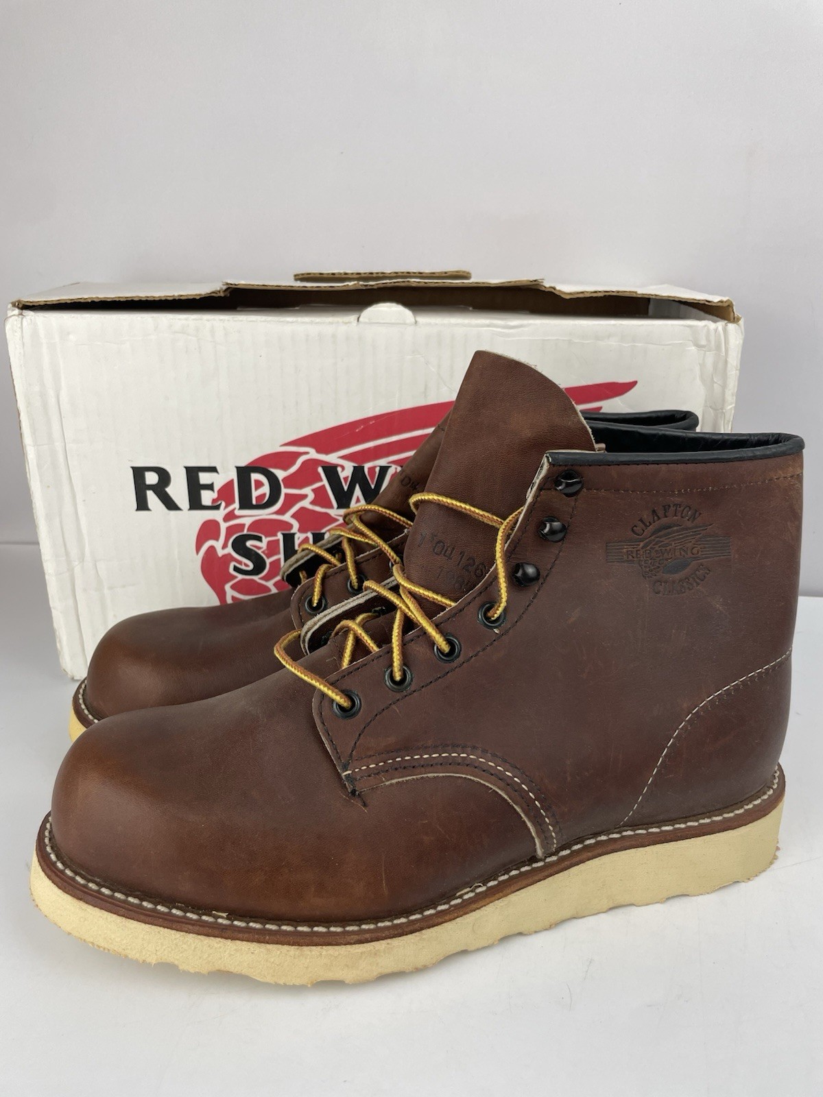 Rare - Red Wing 1987 Clapton Classics Brown Leather Vintage Boot US Men's 8.5 EE