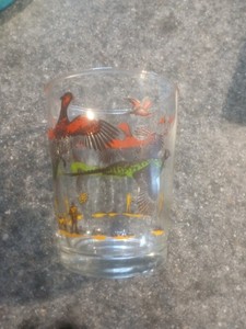 Vintage Pheasant Hunting Glass
