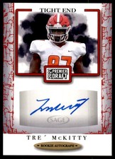 2021 SAGE Premier Draft #A97 Tre' McKitty Autographs Black Auto
