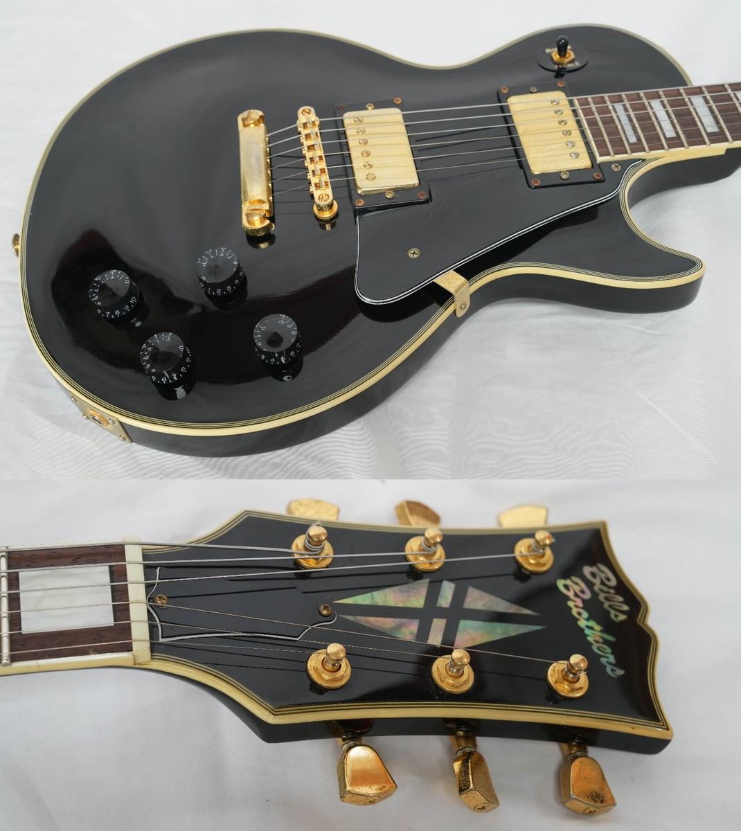 Bills Brothers by Bill Lawrence Rare Thin Les Paul Custom | eBay